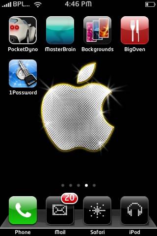 Apple Backgrounds For Iphone. Diamond Apple wallpaper in