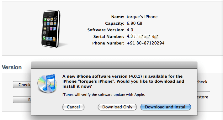 iOs 4.0.1 was mainly released