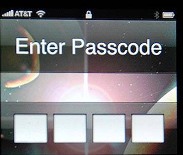 iPhone Password Bug