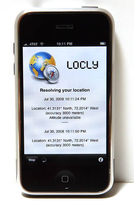 iPhone locly