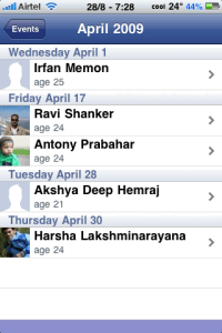 Facebook 3 for iPhone