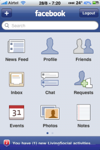 Facebook 3 for iPhone
