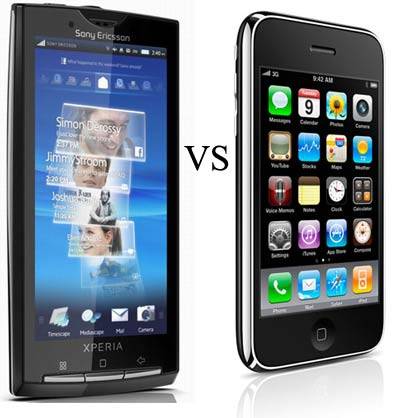 iPhone 3GS versus the Sony Ericsson Xperia X10
