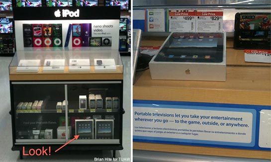 Apple iPad at Wallmart