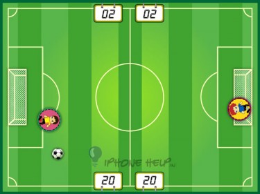 Gameplay of 1 on 1 Soccer