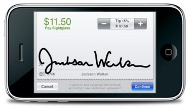 Digital Sign in iPhone for Transaction