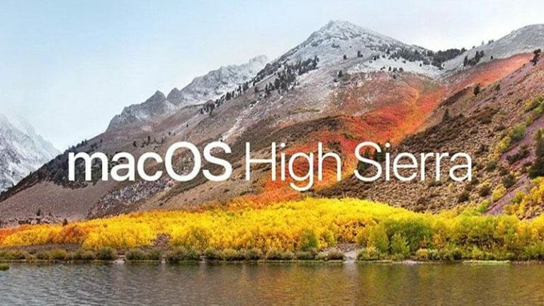 macbook os high sierra
