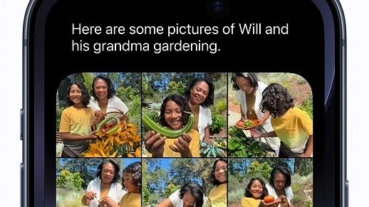 Siri AI on iOS 27 finding photos on iPhone