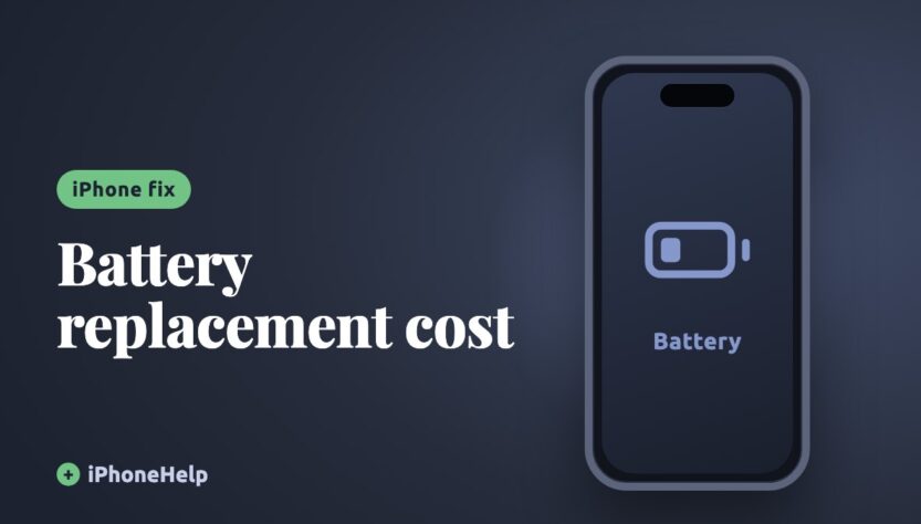 Illustration of an iPhone labelled Battery, for a guide to iPhone battery replacement prices in India and when to replace